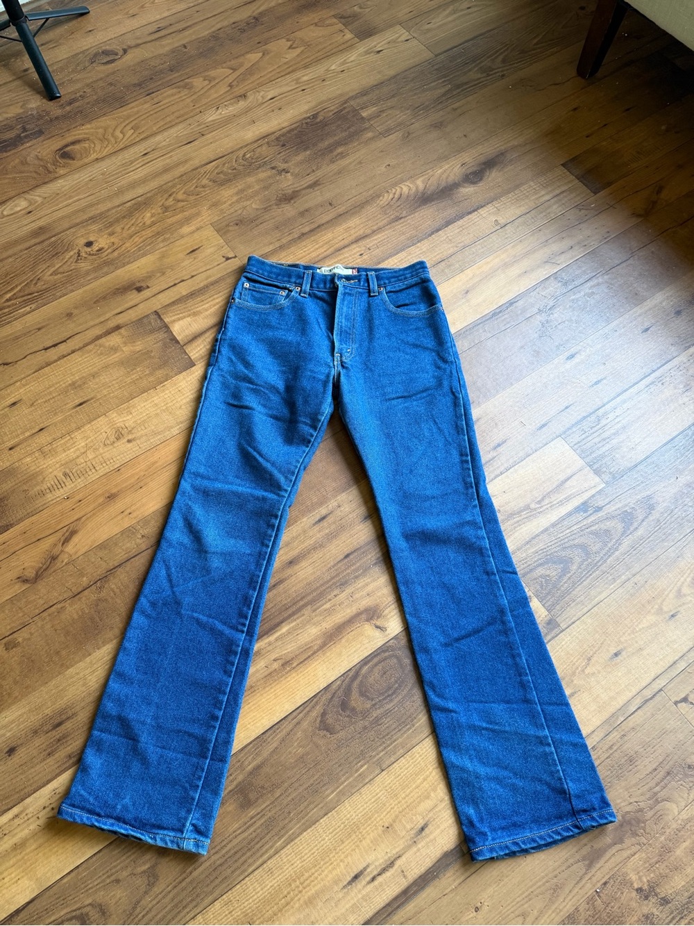 Levi's Medium Blue Flare Jeans - Women's Wide Leg